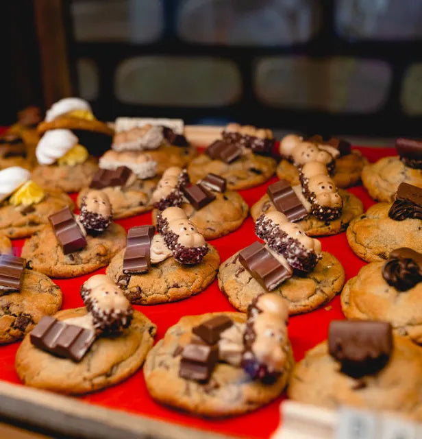 Cookies on a counter