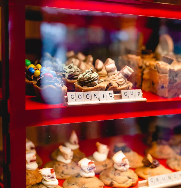 Cookies on a counter