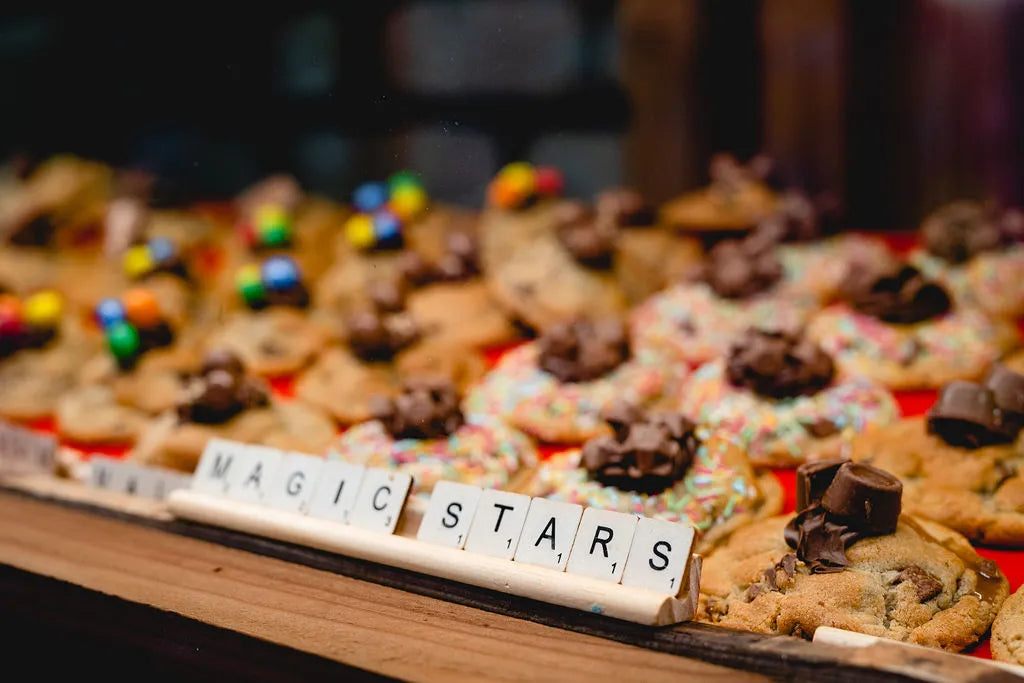 Cookies on a counter